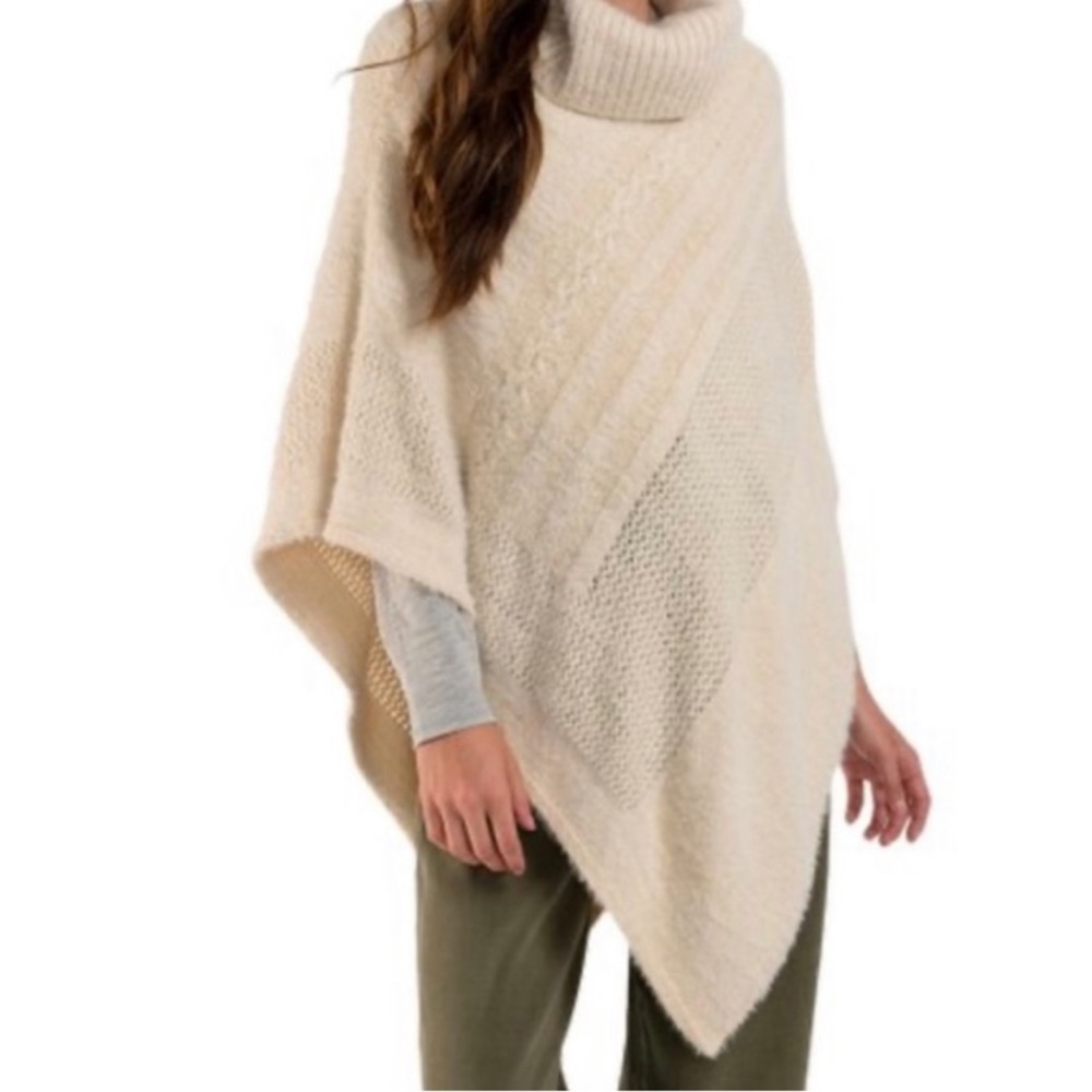 Do Everything in Love Cowl Sequin Poncho